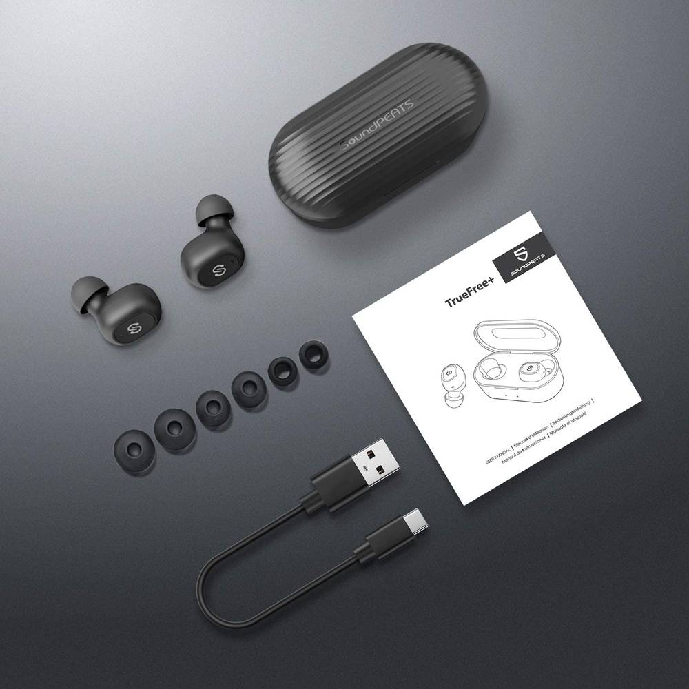 +SoundPEATS Wireless Earbuds, Model TrueFree