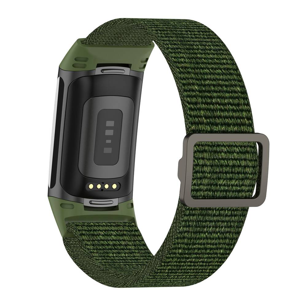 Nylon Replacement Band For Fitbit Charge 5 / Charge 6 Watch  Grey