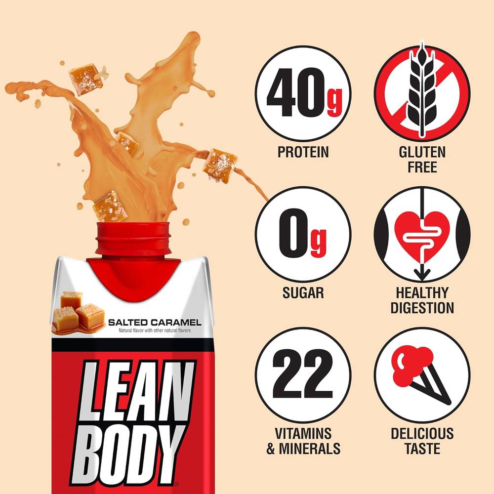  لابرادا نيوتريشن‏ - لين بودي بروتين شيك جاهز للشرب (500 مل) - Labrada Nutrition Lean Body Protein Shake 