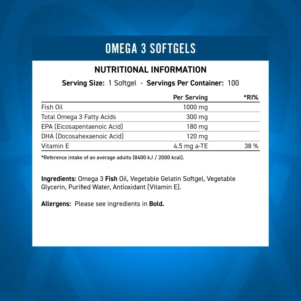 Applied Nutrition - Omega 3 (100 Capsules)
