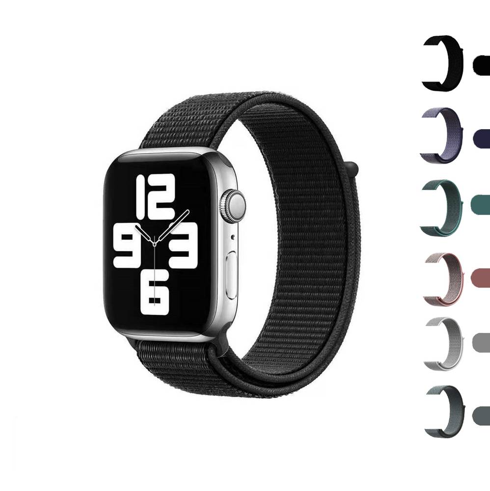 Nylon Replacement Bands for Apple Watches  Petal/Copper Rose  42mm-44mm-45mm-46mm-49mm