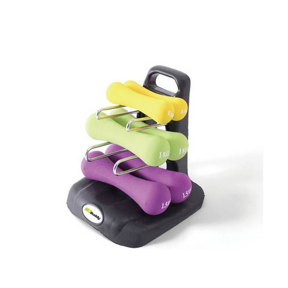 Set of 3 pairs of weights/dumbbells