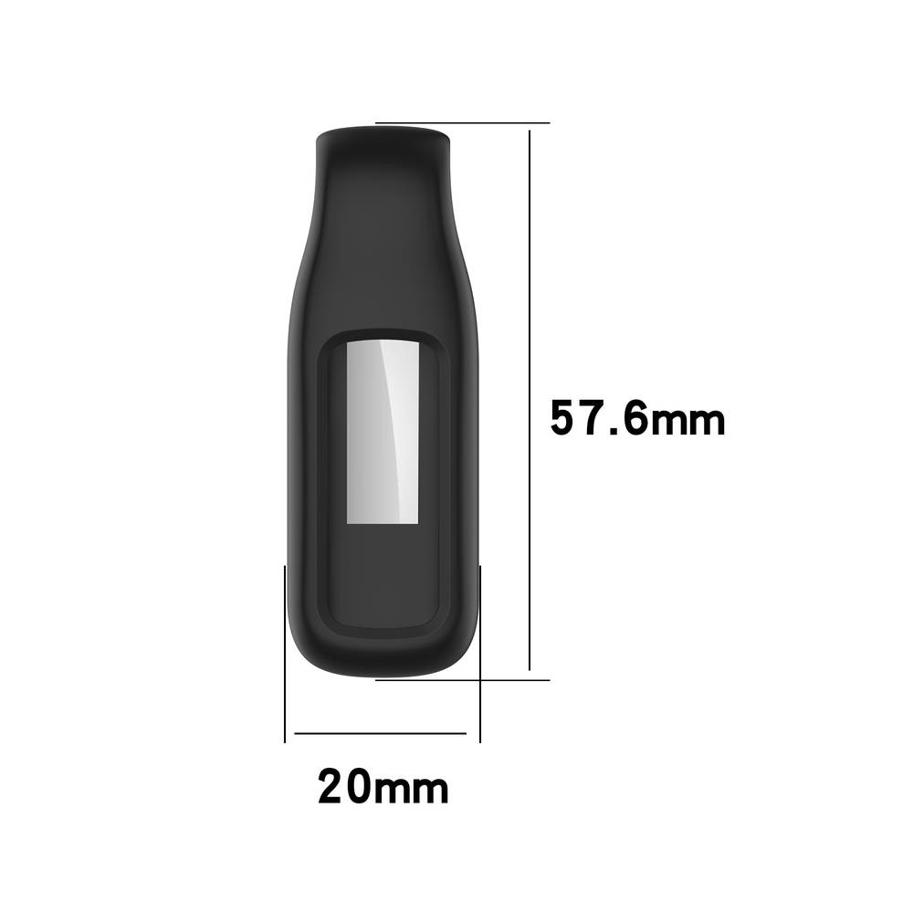 Silicone Clip Holder For Fitbit Luxe , (Pack of 2)  Red / lavendor