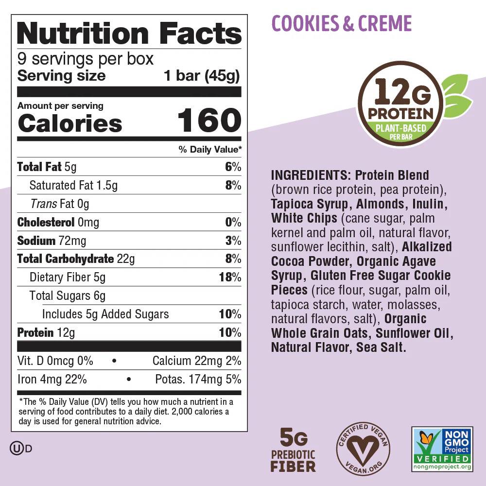  Lenny and Larry'S - The Complete Cookie - Fied Bar (9 pieces) 