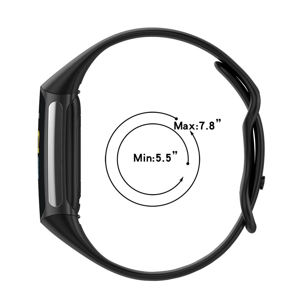 Silicone Replacement Band For Fitbit Charge 5 / Charge 6 Watch  Lavender