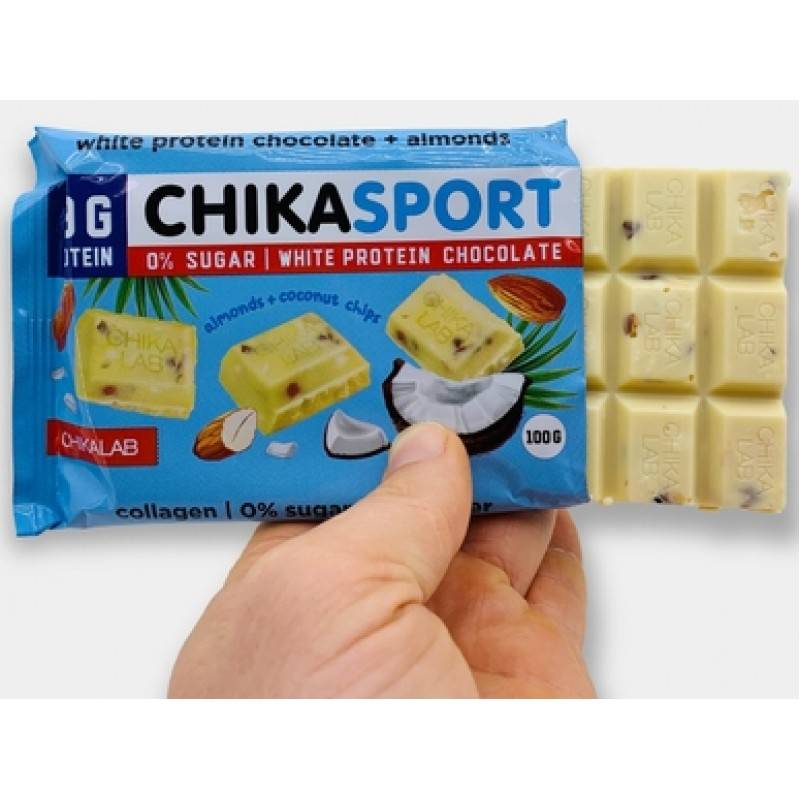 CHIKALAB - ChikaSport Protein Chocolate (4 pieces)  Chocolate Hazelnuts