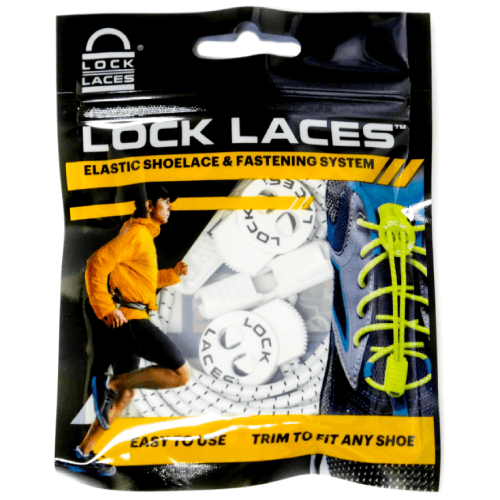 Lock Laces Elastic No Tie Shoelaces  Red