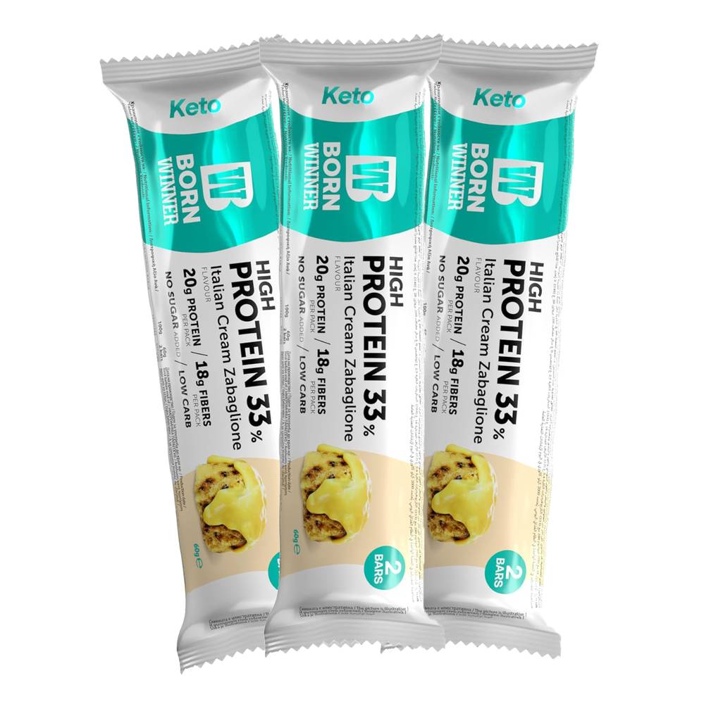  Born Winner - keto High Protein Bar 