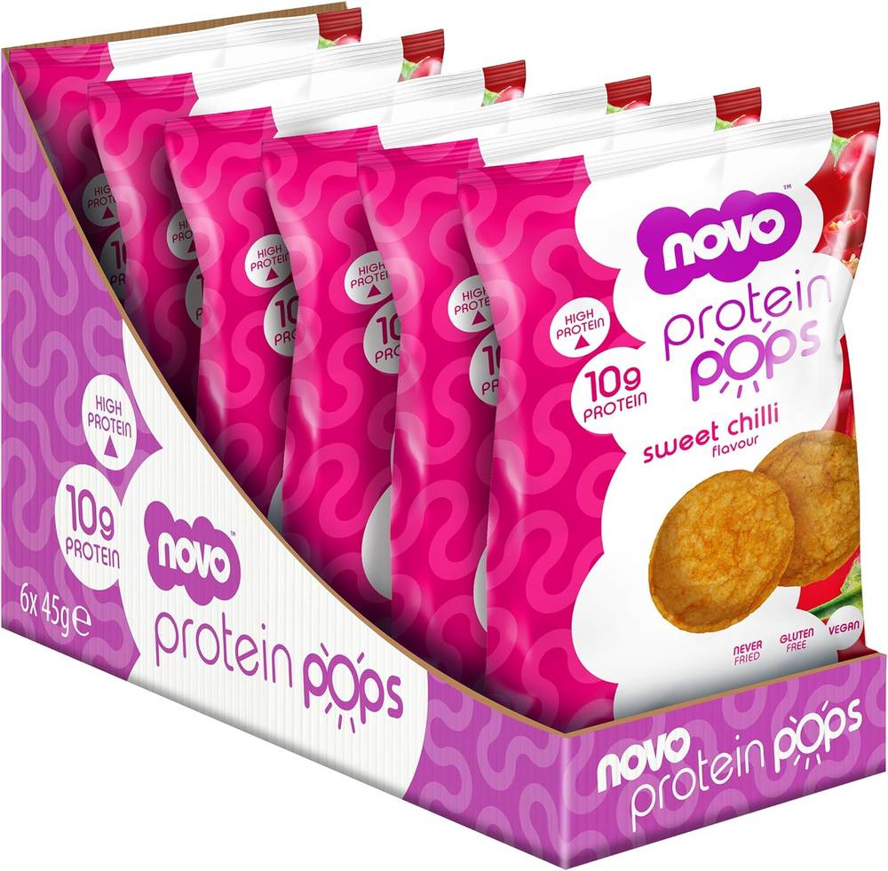 NOVO Protein Pops (Box of 6)  Sour Cream and Onion
