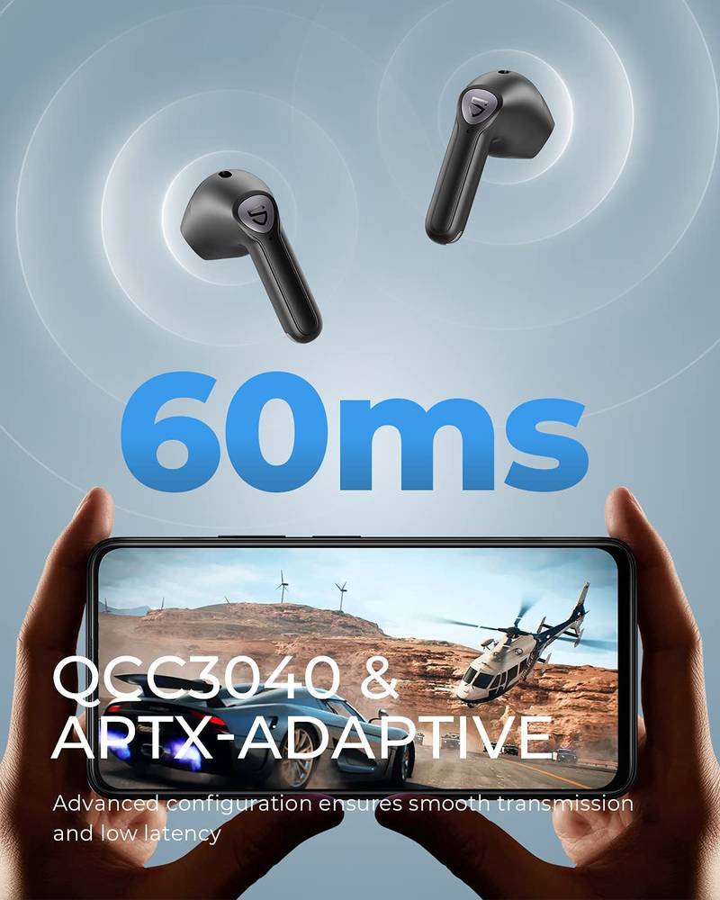 SoundPEATS Air 3 Sport Wireless Earbuds  White