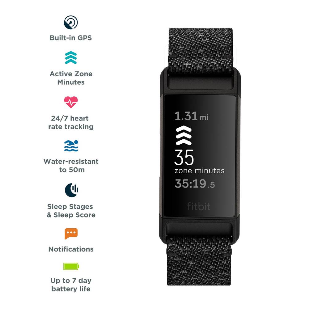 Fitbit Watch Charge 4 -  Black ( Special Edition )