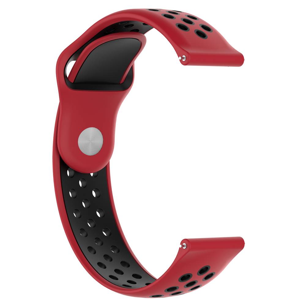Sport Silicone Replacement Band for SoundPEATS Watch PRO 1 / Watch 2 / Watch 4 Watches   Black & Grey