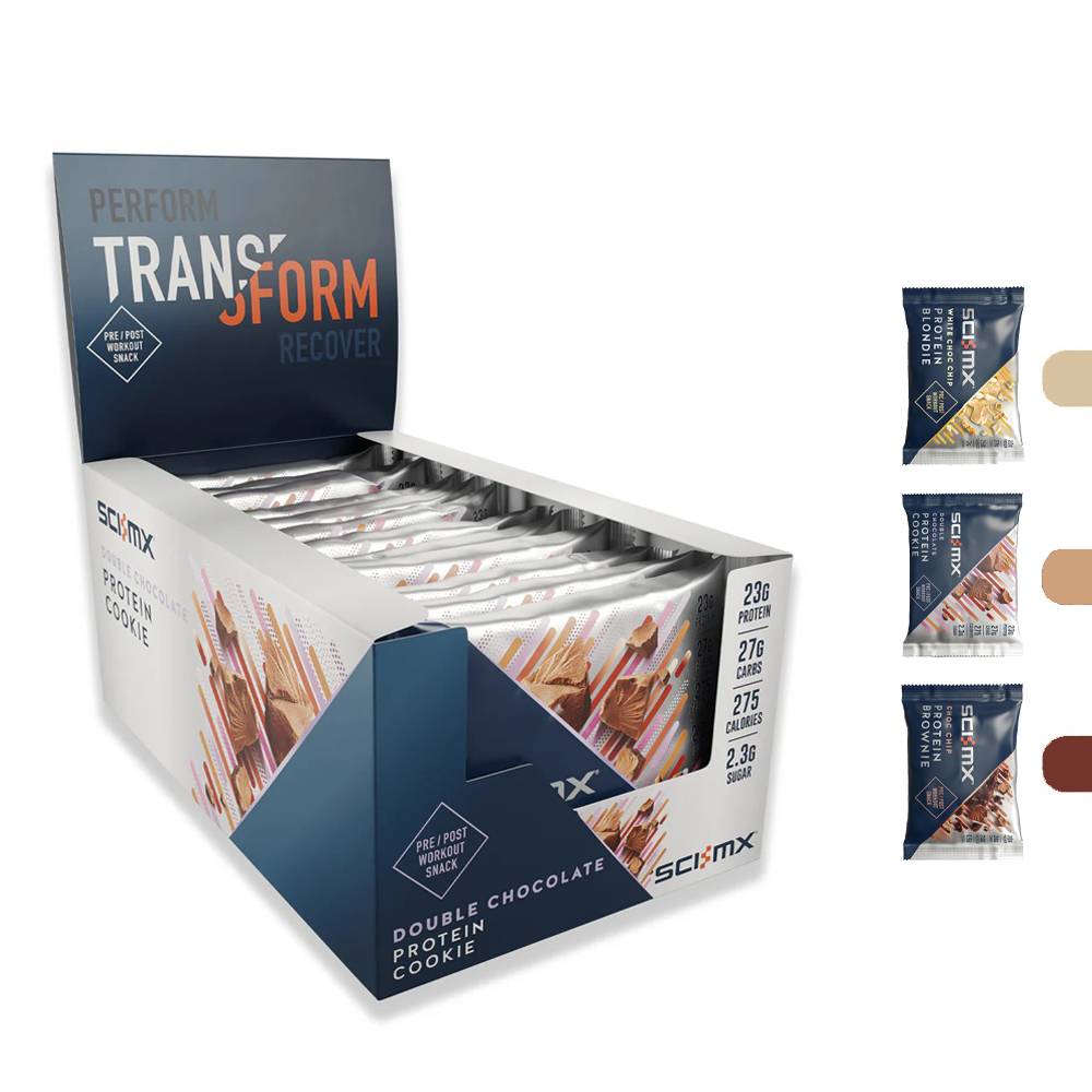 SCI-MX - High Protein Cookie (Box Of 12)  Chocolate Brownie