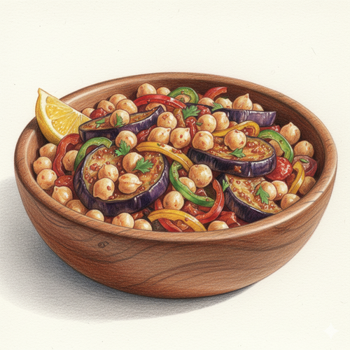 حمص باذنجان توابل عربية (حجم صغير)