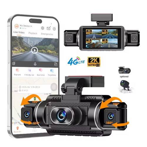 Smart 4G LTE Car Camera – Complete Monitoring & Protection Around the Clock 🚗📹