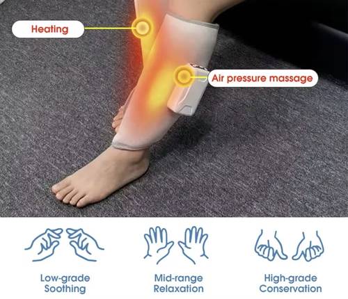 Smart Air Compression Heated Leg Massager !