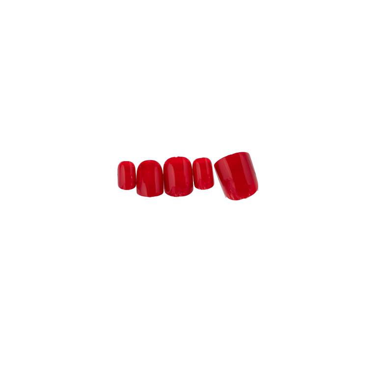 Loca Nails Red Natural shape (8)