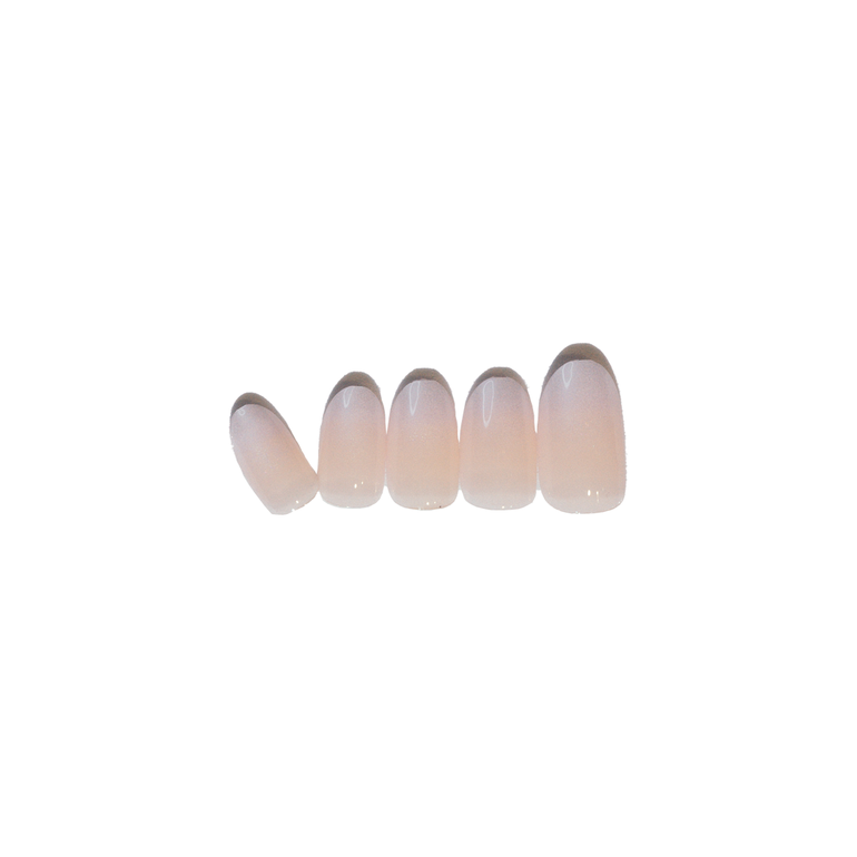 Loca Small Nails #N5-Oval shape ombre