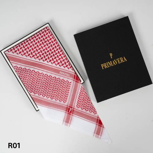 شماغ بريمافيرا أحمر R01