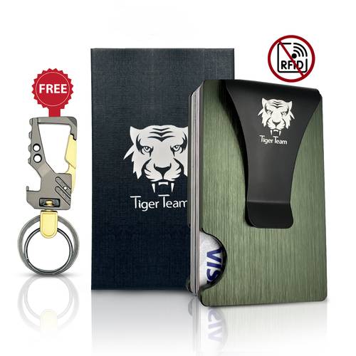 محفظة معدنية Tiger Team