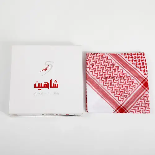 شماغ شاهين احمر كلاسيك