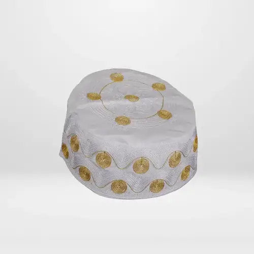 طاقية زري ذهبــي