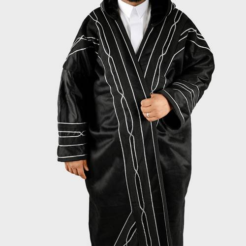  فروة مخمل خط عربي أســـــود