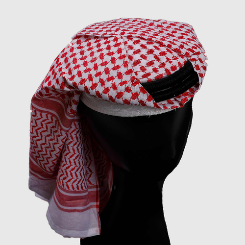 شماغ وعقال جاهز ولادي-أحمر