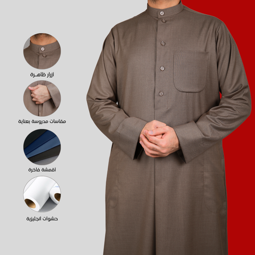 ثوب دشداشة كويتي شتوي  R.9