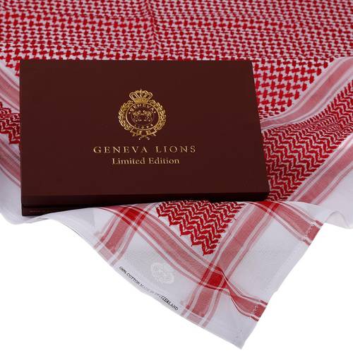 شماغ أحمر جنيفا ليونز كلاسيك GENEVA LIONS