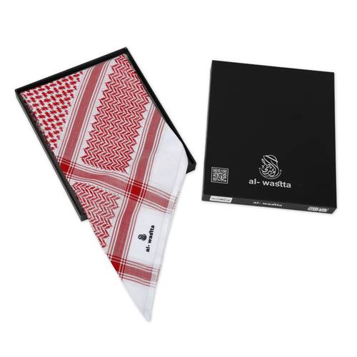 شماغ الوسطى أحمر R617