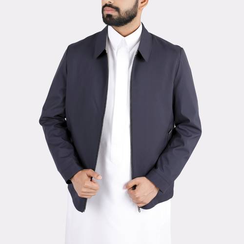 جاكيت رجالي خفيف بسحاب أمامي8799