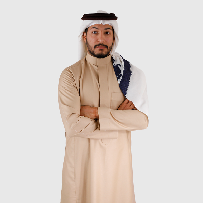 ثوب سعودي سادة شتوي بيج - 32