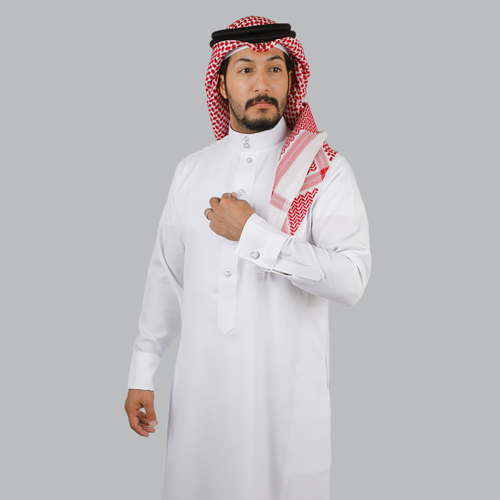 ثوب سعودي ســـاده ياباني 060