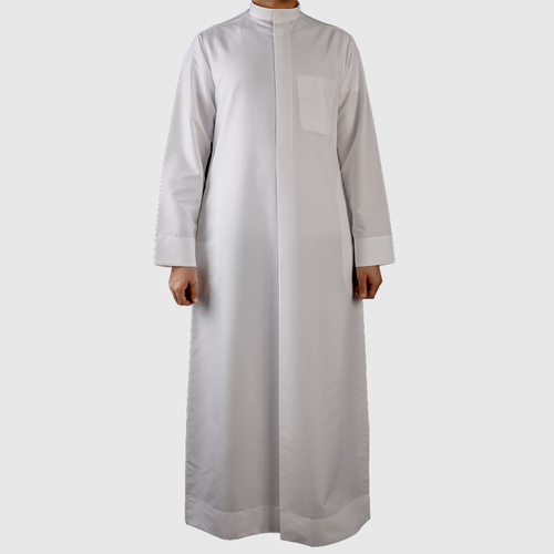 ثوب دشداشة كويتي سحاب