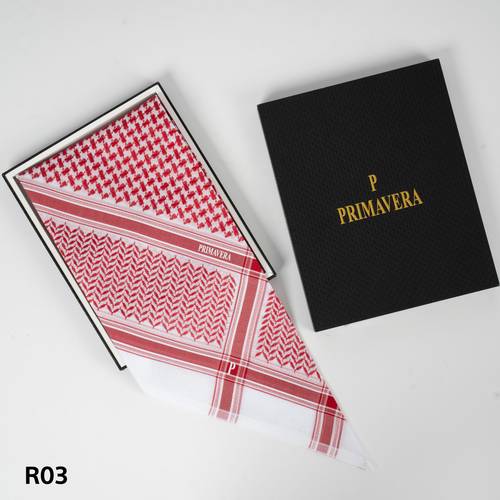 شماغ بريمافيرا أحمر R02