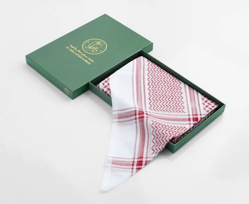 شماغ العطار مرجان أحمر فاتح