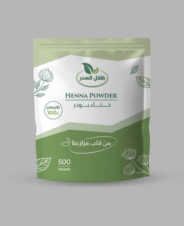 حناء طبيعية للشعر – بودرة الحناء العمانية 100%