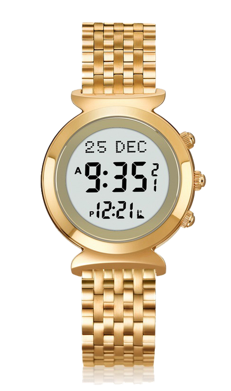 Al-Harameen men's Wrist Watch HA-6352 - Gold
