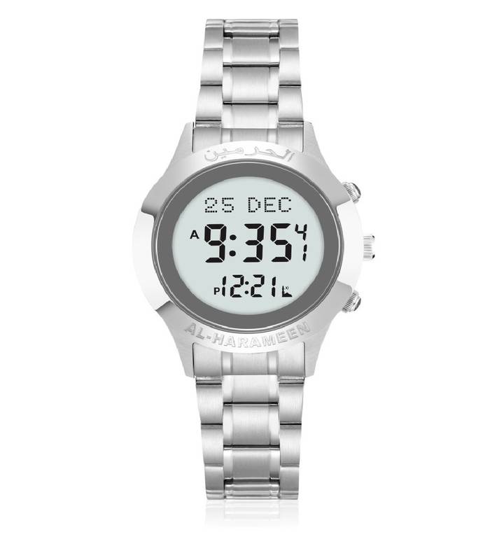 Al-Harameen Men's Wrist Watch HA-6384 - Silver
