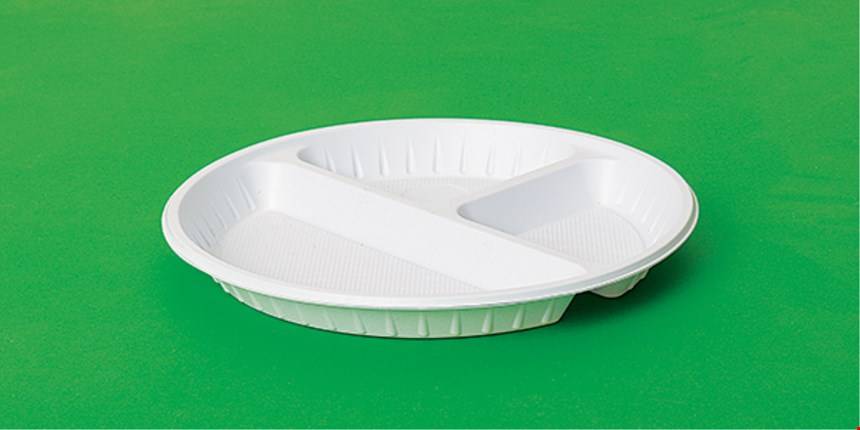  WATANIA PLASTIC PLATE ROUND PARTIOTION NO 22  
