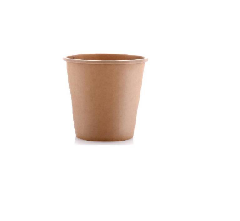  JAWAD COFFEE CUP KRAFT THICK 7OZ 50P 