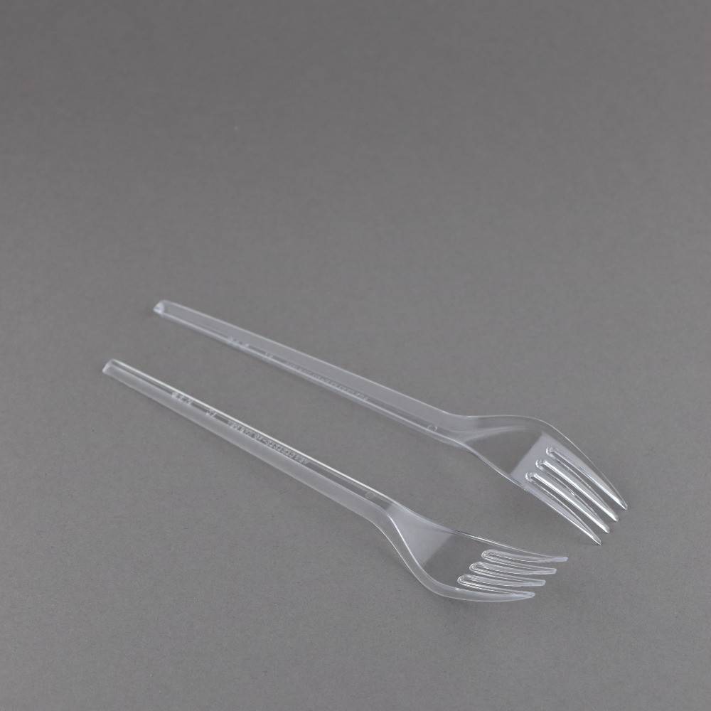  ASG PLASTIC BIG FORK CLEAR 50P  