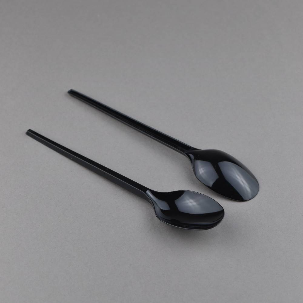  ASG PLASTIC BIG SPOON BLACK 50P  