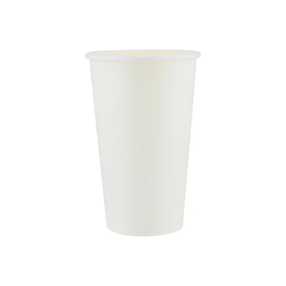  ABOSAHAM COFFEE CUP SINGLE WHITE NOLID 16OZ 50P 