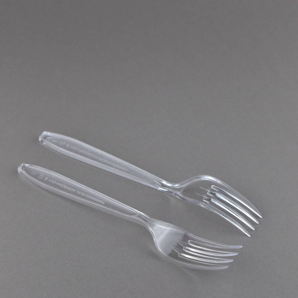  ASG PLASTIC HD FORK CLEAR 50P  