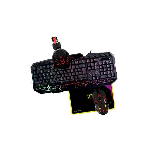 RAIDER Pro 4-in-1 Gaming Set – مجموعة الألعاب الاحترافية
