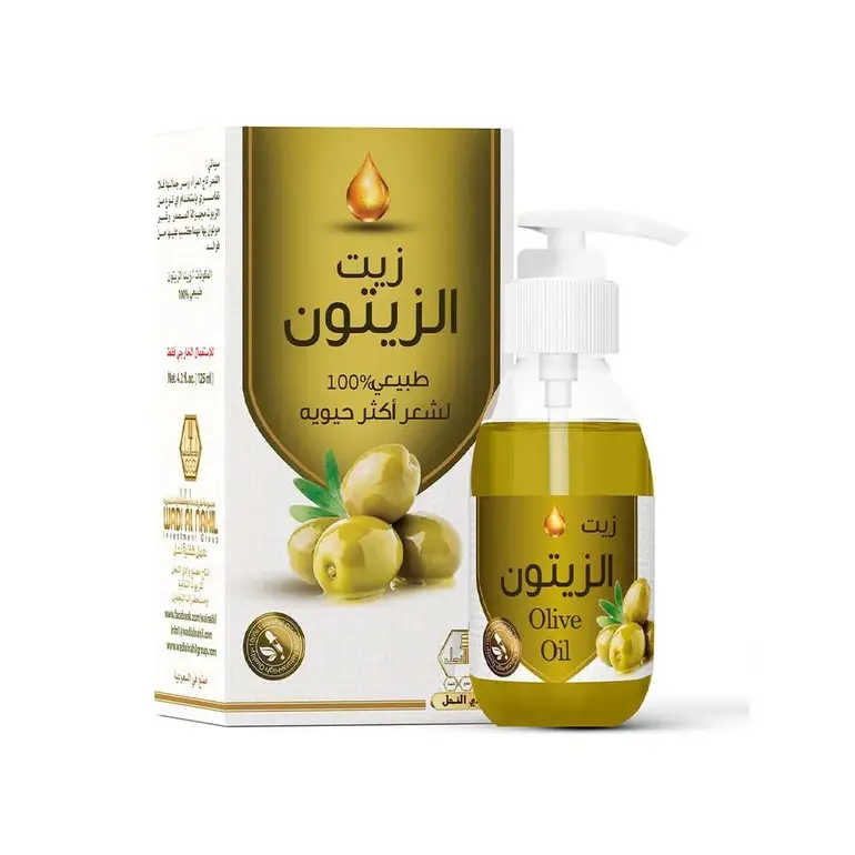 وادى النحل زيت زيتون للعناية بالشعر والجسم