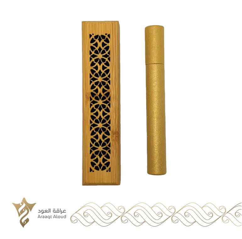 المباخر الذكية مع أعواد المروكي بلس (اللون الخشبي)