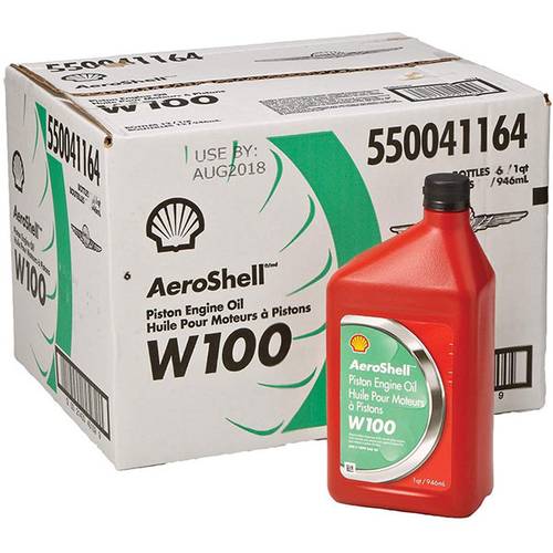 AeroShell Oil W 100 [ASO-W100/C6X0.946L] (Case 6×1-qt)